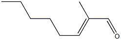 (E)-2-METHYL-2-OCTENAL Struktur