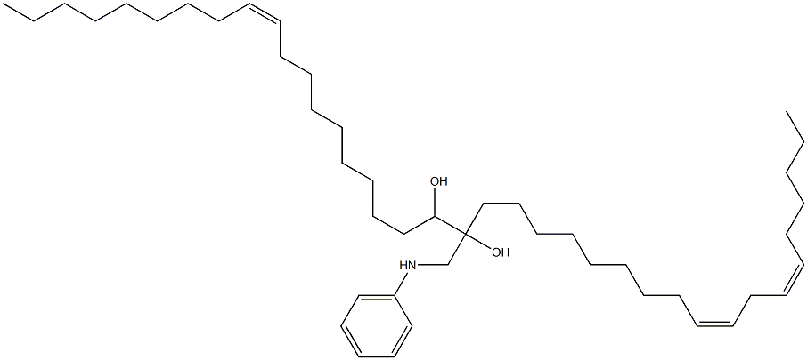 1-OLEYL-2-LINOLEYL-3-(N-PHENYLAMINO)-1,2-PROPANEDIOL Struktur