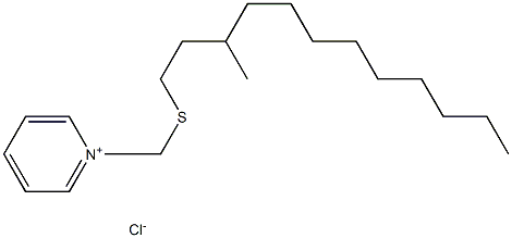 3-METHYL-N-DODECYLTHIOMETHYLPYRIDINIUMCHLORIDE Struktur