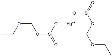 ETHOXYMETHYLMERCURYSILICATE Struktur