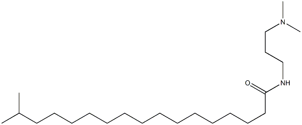 ISOOCTADECANAMIDE,N-(3-DIMETHYLAMINO)PROPYL- Struktur