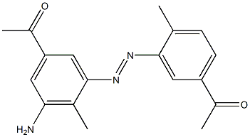 5,5'-DIACETYLAMINO-2,2'-DIMETHYLAZOBENZENE Struktur