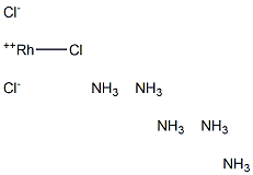 CHLOROPENTAAMINERHODIUMCHLORIDE Struktur