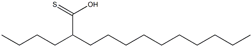 DECYLTHIOHEXANOICACID Struktur