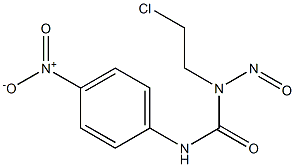 1-(2-CHLOROETHYL)-3-(PARA-NITROPHENYL)-1-NITROSOUREA Struktur