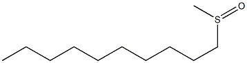 N-DECYLMETHYLSULPHOXIDE Struktur