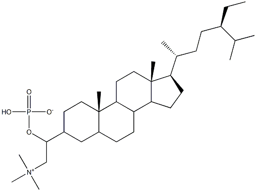 STIGMASTANYL-PHOSPHOCHOLINE Struktur