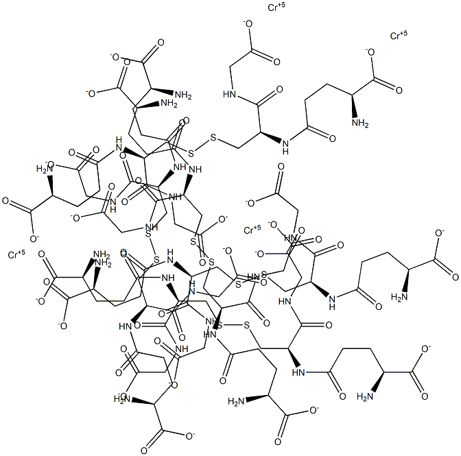 CHROMIUM(V)GLUTATHIONE Struktur