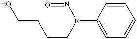 N-PHENYL-N-(4-HYDROXYBUTYL)NITROSAMINE Struktur