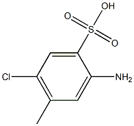 3-AMINO-6-CHLOROTOLUENE-4-SULPHONICACID Struktur