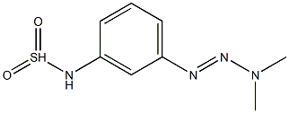 1-(3-SULPHONAMIDOPHENYL)-3,3-DIMETHYLTRIAZENE Struktur