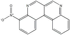 4-NITRO-5,8-DIAZABENZO[C]PHENANTHRENE Struktur