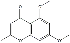 2-METHYL-5,7-DIMETHOXYCHROMONE Struktur