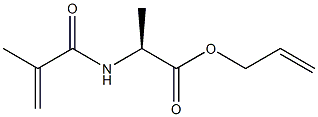 METHACRYLOYL-ALANINE-ALLYLESTER Struktur