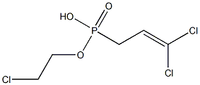 2-CHLOROETHYL2,2-DICHLOROVINYLMETHYL-PHOSPHONATE Struktur