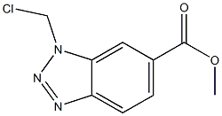 METHYL1-(CHLOROMETHYL)-1H-BENZOTRIAZOLE-6CARBOXYLATE Struktur