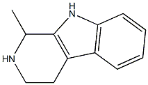 1-METHYL-1,2,3,4-TETRAHYDRO-9H-PYRIDO(3,4-B)INDOLE Struktur