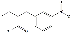 META-NITROBENZYLBUTYRATE Struktur