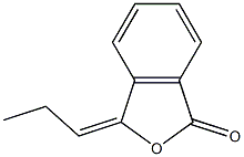 1-ISOBENZOFURANONE,3-PROPYLIDENE- Struktur