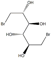 GALACTITOL,1,6-DIBROMO-1,6-DIDEOXY- Struktur