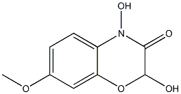 1,4-BENZOXAZIN-3-ONE,2,4-DIHYDROXY-7-METHOXY- Struktur