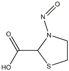 N-NITROSOTHIAZOLIDINECARBOXYLICACID Struktur