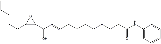 N-PHENYL-12,13-EPOXY-11-HYDROXY-9-OCTADECENAMIDE Struktur