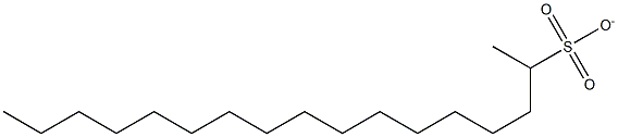 METHYLHEXADECYLSULPHONATE Struktur