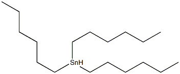 TRI-N-HEXYLTIN Struktur