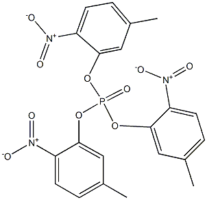 TRIS(5-METHYL-2-NITROPHENYL)PHOSPHATE Struktur