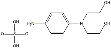 2,2'-((4-AMINOPHENYL)IMINO)BISETHANOLSULFATE Struktur