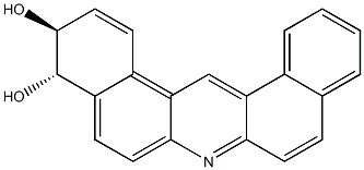 TRANS-3,4-DIHYDROXY-3,4-DIHYDRODIBENZ(A,J)ACRIDINE Struktur