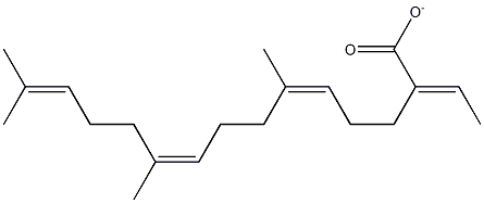 FARNESYLTIGLATE Struktur