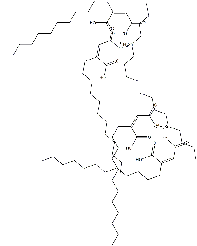 BIS(DIBUTYLTIN)MONOLAURYLMALEATE Struktur