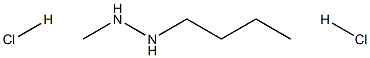 HYDRAZINE,1-BUTYL-2-METHYL-,DIHYDROCHLORIDE Struktur