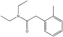 N,N-DIETHYL-ORTHO-TOLYLACETAMIDE Struktur