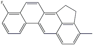 10-FLUORO-3-METHYLCHOLANTHRENE Struktur