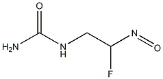 NITROSOFLUOROETHYLUREA Struktur