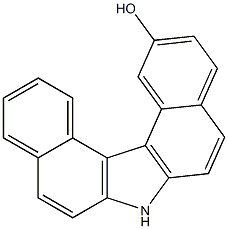 DIBENZO(C,G)CARBAZOLE,2-HYDROXY- Struktur