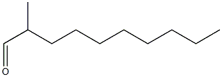 1-DECANAL,2-METHYL- Struktur