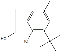 2-(1,1-DIMETHYL-2-HYDROXYETHYL)-4-METHYL-6-TERT-BUTYLPHENOL Struktur