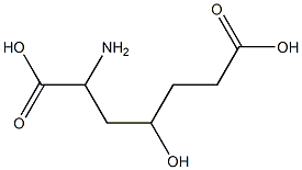 4-hydroxy-2-aminopimelic acid Struktur