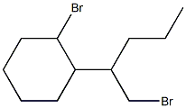 1,6-Dibromo-2-cyclohexylpentane Struktur