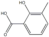 2-Hydroxyl-3-methylbenzoicacid Struktur