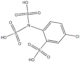 p-Chloroanilinetrisulfonicacid Struktur