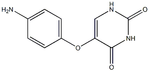 5-(4-aminophenoxy)uracil Struktur