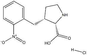 (R)-gamma-(2-nitro-benzyl)-L-proline hydrochloride Struktur