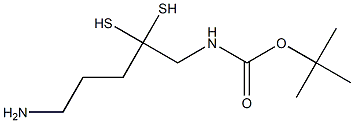 [2-(3-Amino-propyldisulfanyl)-ethyl]-carbamic acid tert-butyl ester Struktur