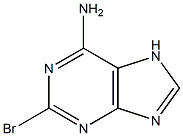 2-bromo-6-aminepurine Struktur