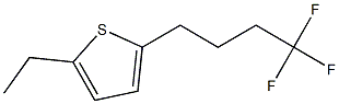 1-(5-Ethyl-thiophen-2-yl)-4,4,4-trifluoro-butane- Struktur